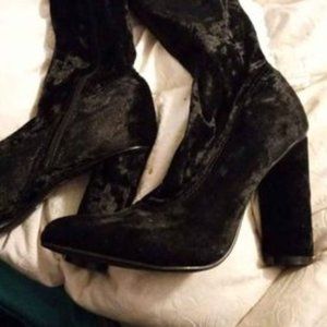 Cape Robbin velvet thigh high boots